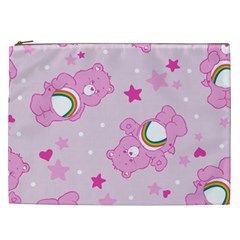 Cheer Bear Pink, Care, Care Bears, Cartoon Cosmetic Bag (xxl) by kyorashop23