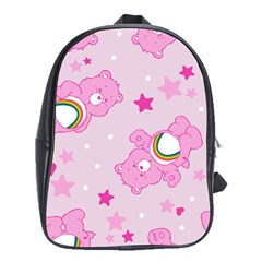 Cheer Bear Pink, Care, Care Bears, Cartoon School Bag (xl) by kyorashop23