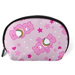 Cheer Bear Pink, Care, Care Bears, Cartoon Accessory Pouch (Large) Back