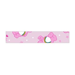 Cheer Bear Pink, Care, Care Bears, Cartoon Premium Plush Fleece Scarf (mini) by kyorashop23