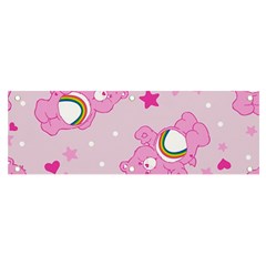 Cheer Bear Pink, Care, Care Bears, Cartoon Banner And Sign 6  X 2 