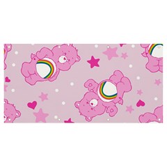 Cheer Bear Pink, Care, Care Bears, Cartoon Banner And Sign 8  X 4  by kyorashop23