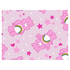 Cheer Bear Pink, Care, Care Bears, Cartoon Premium Plush Fleece Blanket (extra Small) by kyorashop23