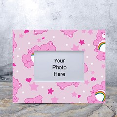 Cheer Bear Pink, Care, Care Bears, Cartoon White Tabletop Photo Frame 4 x6  by kyorashop23