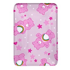 Cheer Bear Pink, Care, Care Bears, Cartoon Rectangular Glass Fridge Magnet (4 Pack) by kyorashop23