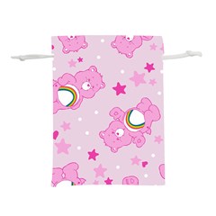 Cheer Bear Pink, Care, Care Bears, Cartoon Lightweight Drawstring Pouch (s)