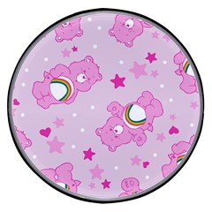 Cheer Bear Pink, Care, Care Bears, Cartoon Wireless Fast Charger(black) by kyorashop23