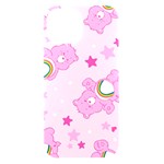 Cheer Bear Pink, Care, Care Bears, Cartoon iPhone 15 Black UV Print PC Hardshell Case Front