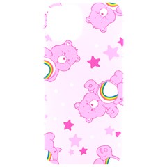 Cheer Bear Pink, Care, Care Bears, Cartoon Iphone 15 Pro Black Uv Print Pc Hardshell Case by kyorashop23