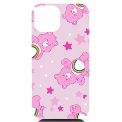 Cheer Bear Pink, Care, Care Bears, Cartoon Iphone 14 Black Uv Print Case by kyorashop23