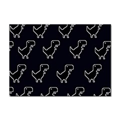 Cute Black, Dinosaur Sticker A4 (100 Pack) by kyorashop23