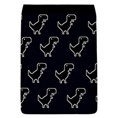 Cute Black, Dinosaur Removable Flap Cover (l) by kyorashop23