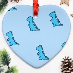 Dinosaur , Cute, Pastel, Ornament (heart)