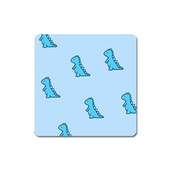 Dinosaur , Cute, Pastel, Square Magnet by kyorashop23