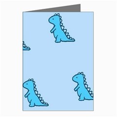 Dinosaur , Cute, Pastel, Greeting Cards (pkg Of 8)