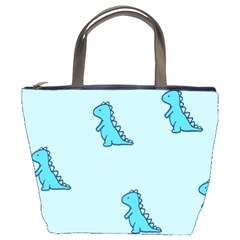 Dinosaur , Cute, Pastel, Bucket Bag by kyorashop23