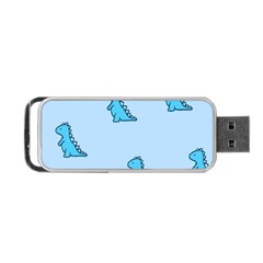 Dinosaur , Cute, Pastel, Portable Usb Flash (one Side) by kyorashop23