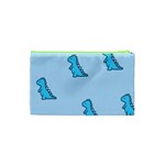 Dinosaur , Cute, Pastel, Cosmetic Bag (XS) Back