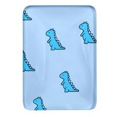 Dinosaur , Cute, Pastel, Rectangular Glass Fridge Magnet (4 Pack) by kyorashop23