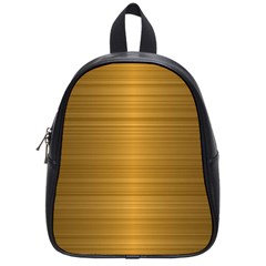 Gold, Desenho, Golden, Metal, Shiny, School Bag (small) by kyorashop23