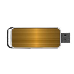 Gold, Desenho, Golden, Metal, Shiny, Portable Usb Flash (two Sides) by kyorashop23