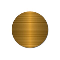 Gold, Desenho, Golden, Metal, Shiny, Magnet 3  (round) by kyorashop23