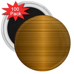 Gold, Desenho, Golden, Metal, Shiny, 3  Magnets (100 Pack) by kyorashop23