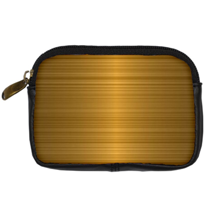 Gold, Desenho, Golden, Metal, Shiny, Digital Camera Leather Case