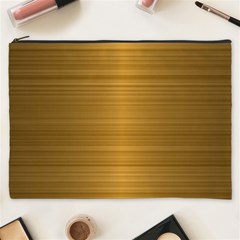 Gold, Desenho, Golden, Metal, Shiny, Cosmetic Bag (xxxl) by kyorashop23