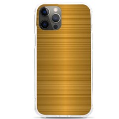 Gold, Desenho, Golden, Metal, Shiny, Iphone 12 Pro Max Tpu Uv Print Case by kyorashop23