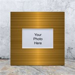 Gold, Desenho, Golden, Metal, Shiny, White Box Photo Frame 4  x 6  Front