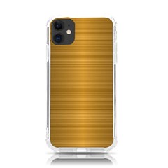 Gold, Desenho, Golden, Metal, Shiny, Iphone 11 Tpu Uv Print Case by kyorashop23