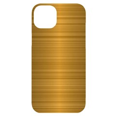 Gold, Desenho, Golden, Metal, Shiny, Iphone 14 Plus Black Uv Print Case by kyorashop23