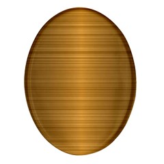 Gold, Desenho, Golden, Metal, Shiny, Oval Glass Fridge Magnet (4 Pack)