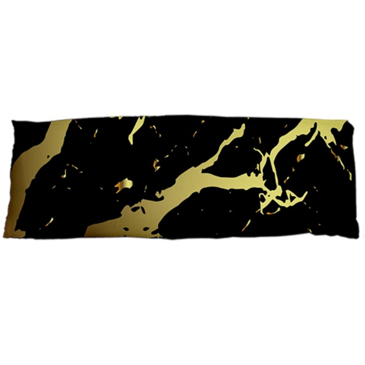 Marble Black, Kiss, Gold, Pretty Body Pillow Case (Dakimakura)