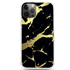 Marble Black, Kiss, Gold, Pretty Iphone 12 Pro Max Tpu Uv Print Case by kyorashop23