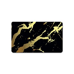 Marble Black, Kiss, Gold, Pretty Magnet (name Card) by kyorashop23