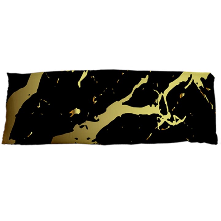 Marble Black, Kiss, Gold, Pretty Body Pillow Case Dakimakura (Two Sides)