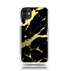 Marble Black, Kiss, Gold, Pretty Iphone 11 Tpu Uv Print Case by kyorashop23