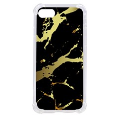 Marble Black, Kiss, Gold, Pretty Iphone Se by kyorashop23