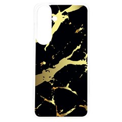 Marble Black, Kiss, Gold, Pretty Samsung Galaxy S24 6 2 Inch Tpu Uv Case by kyorashop23