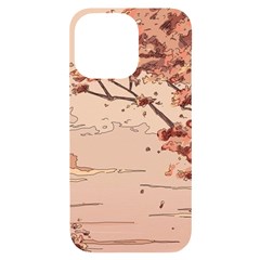 Pastel Nature , Art, Blue, Cute, Nature, Pink Iphone 14 Pro Max Black Uv Print Case by kyorashop23