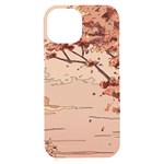 Pastel Nature , Art, Blue, Cute, Nature, Pink iPhone 15 Plus Black UV Print PC Hardshell Case Front