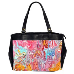 Marbling art Oversize Office Handbag (2 Sides)