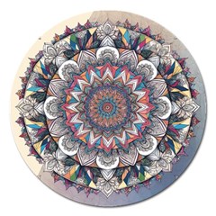 Pattern Nature Magnet 5  (round)