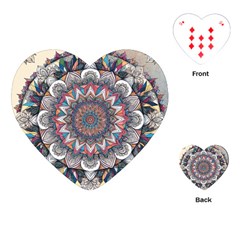 Pattern Nature Playing Cards Single Design (heart)