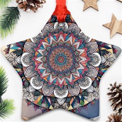 Pattern Nature Star Ornament (two Sides)