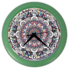 Pattern Nature Color Wall Clock