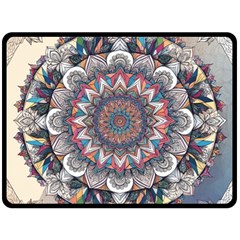 Pattern Nature Two Sides Fleece Blanket (large)