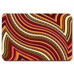 Waves Pattern Abstract Neutrals Large Doormat